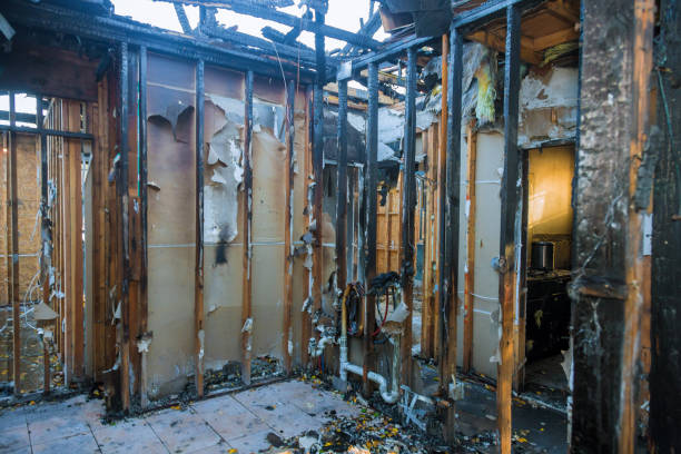 Professional Emergency Fire Cleanup technician working in Rancocas, NJ
